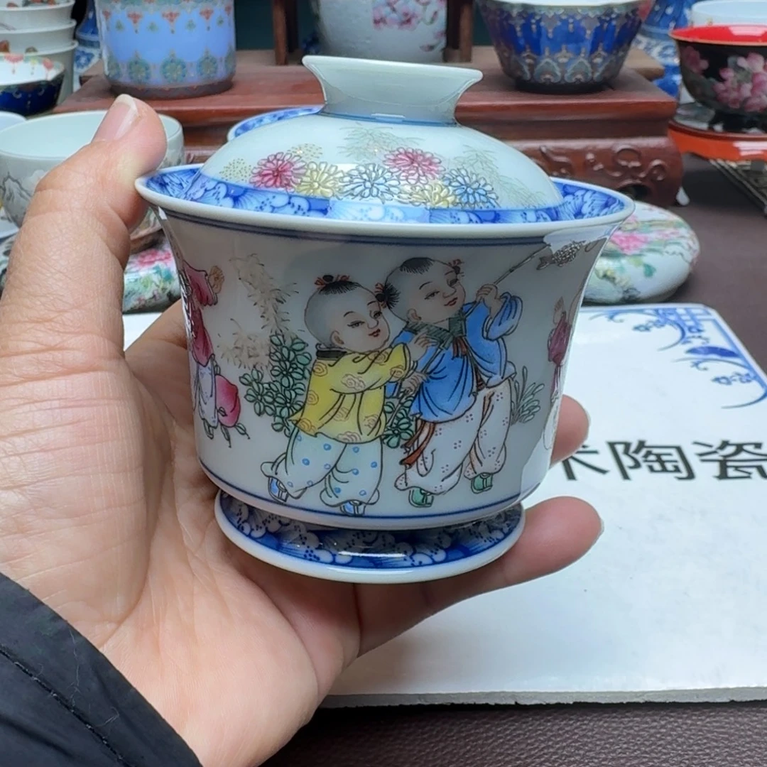 景德镇手工手绘展示