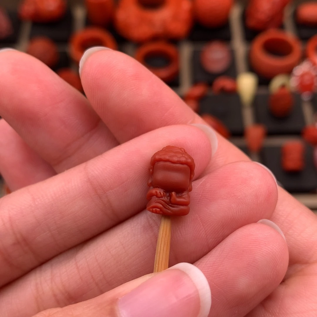 南红玛瑙未镶嵌无相佛8+