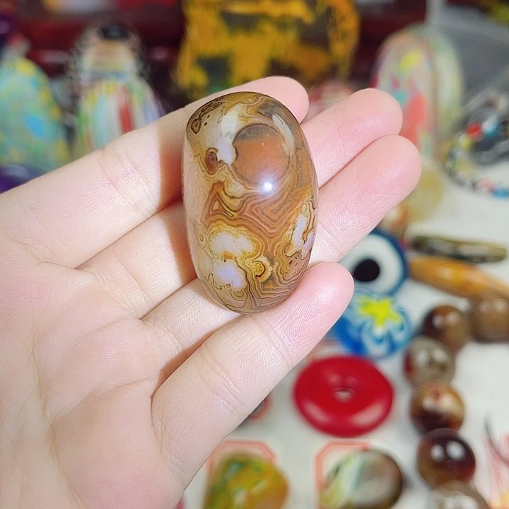 玛瑙/玉髓未镶嵌耳环