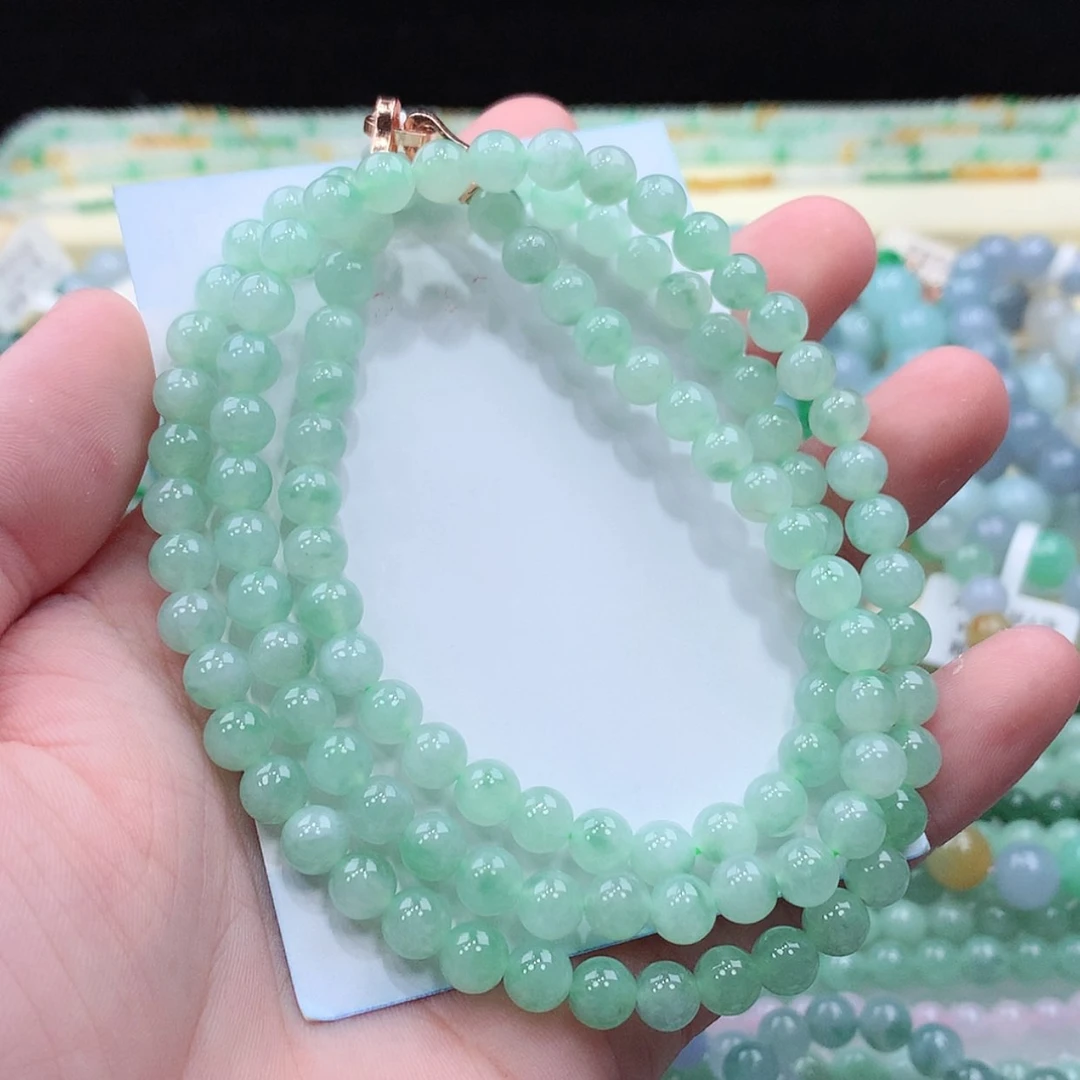 【闪购商品】毛衣链未镶嵌翡翠缅甸天然A货翡翠