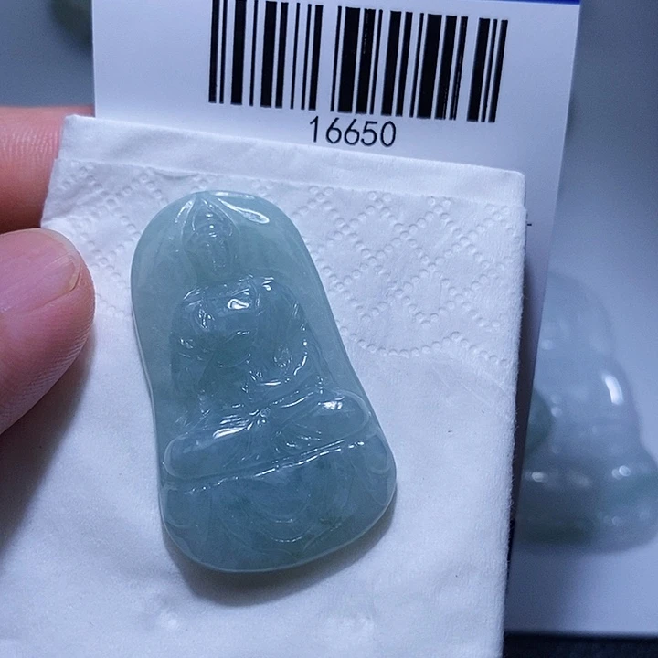 颈饰未镶嵌翡翠天光墟翡翠市场现金代购