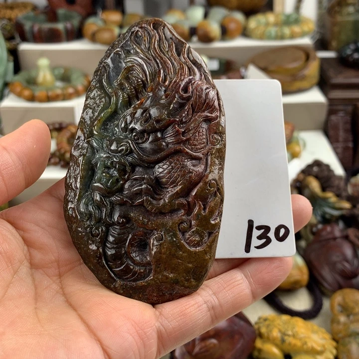 岫岩河磨玉（透闪石质玉）未镶嵌珠宝奇石