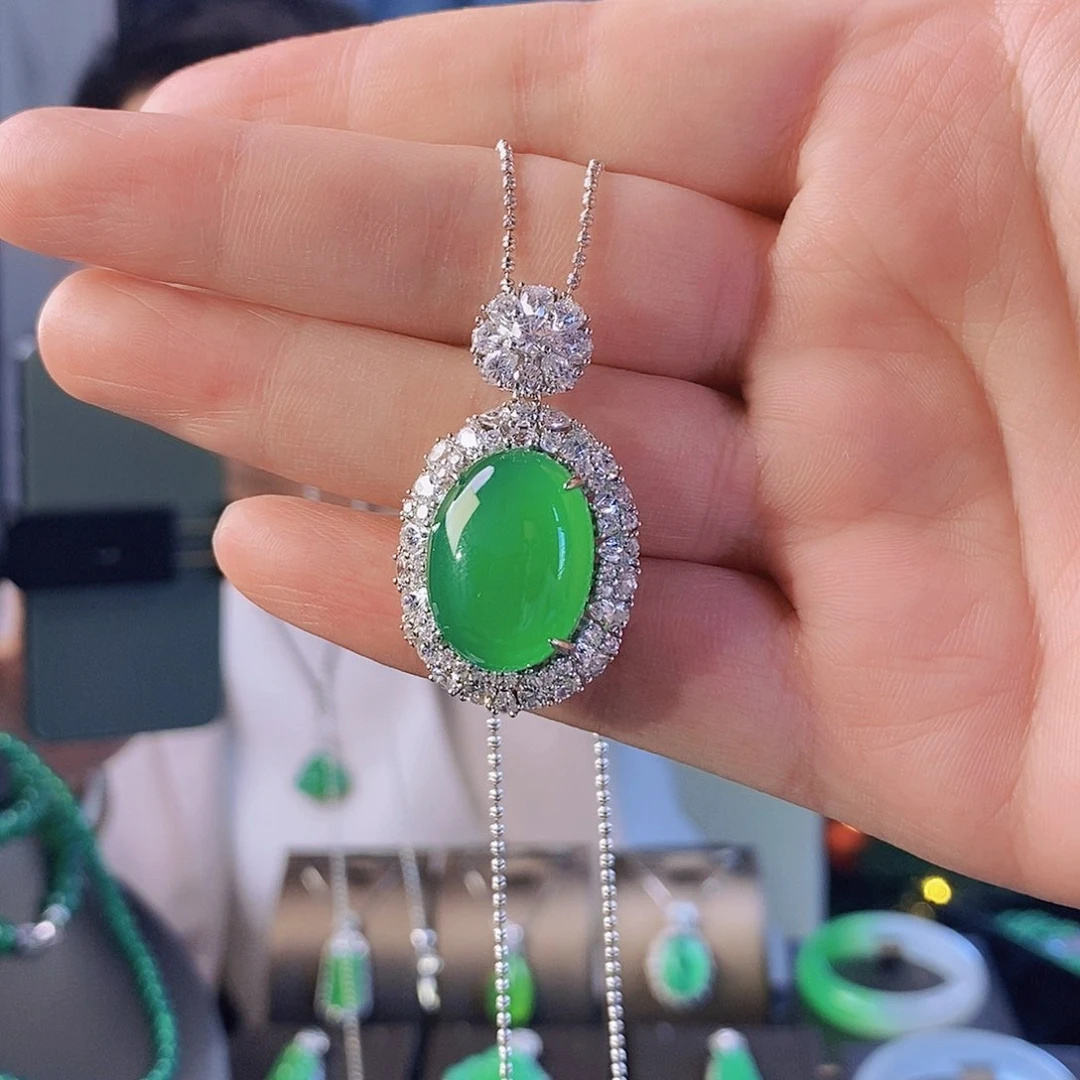 玛瑙/玉髓吊坠(不含链)银S925镶嵌