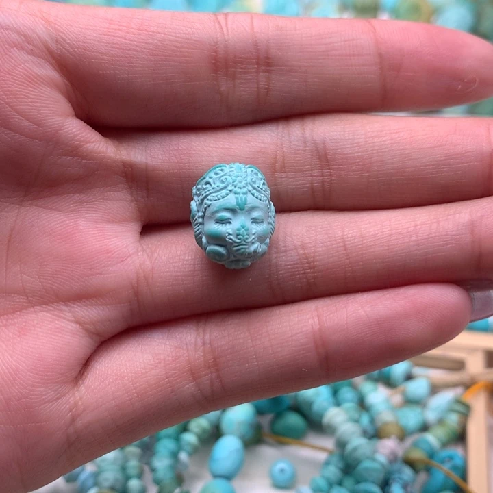 绿松石未镶嵌原矿绿松石系列