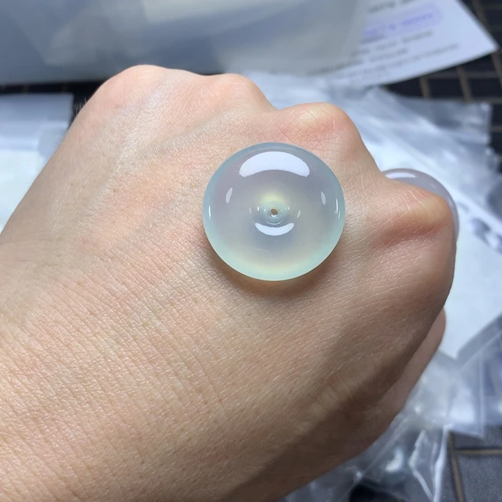 定制翡翠未镶嵌平安扣