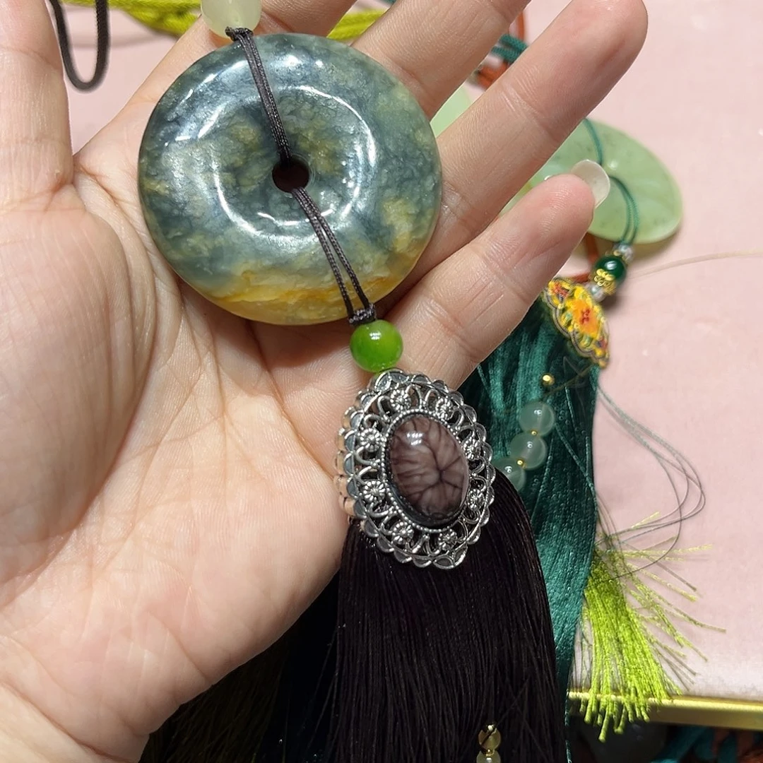 和田玉耳环未镶嵌随*