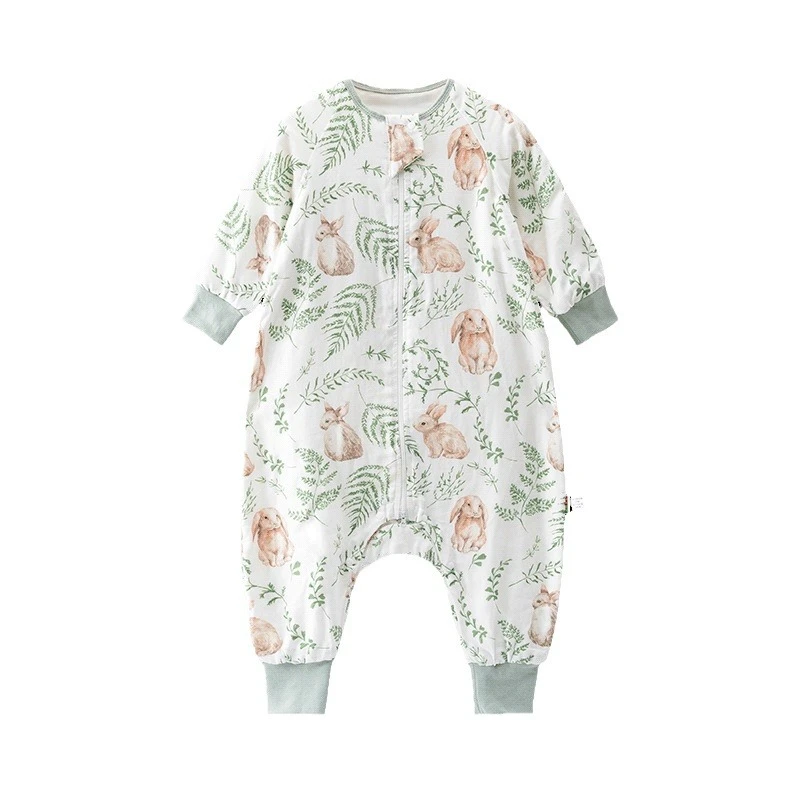 睡袋婴儿a类衣服薄款睡袋宝宝连体衣新生儿长袖儿童新生婴幼儿