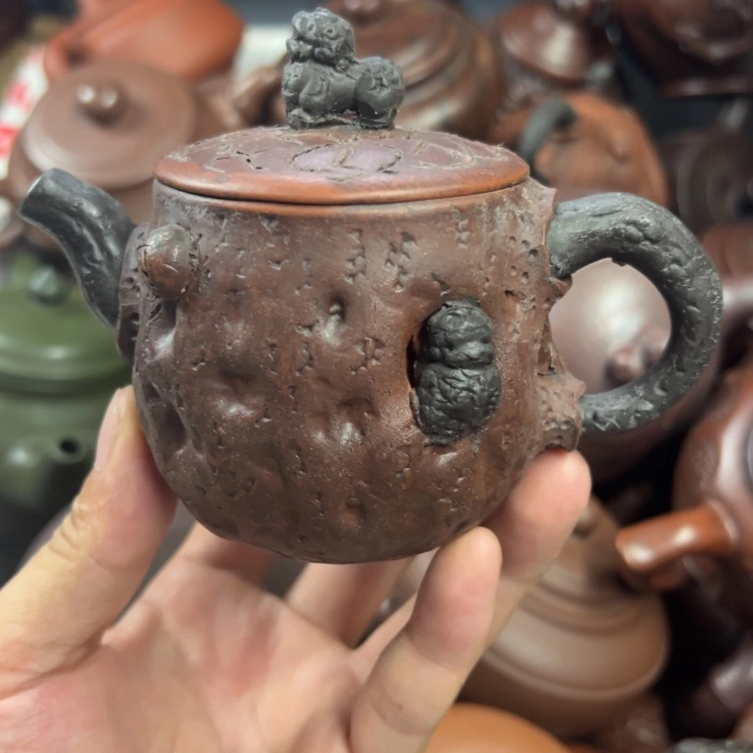 茶壶紫砂宜兴原矿紫砂壶190毫升容量