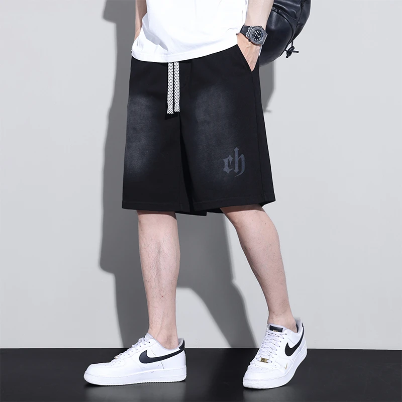 智赚潮流直筒休闲裤薄款宽松短裤夏季短裤