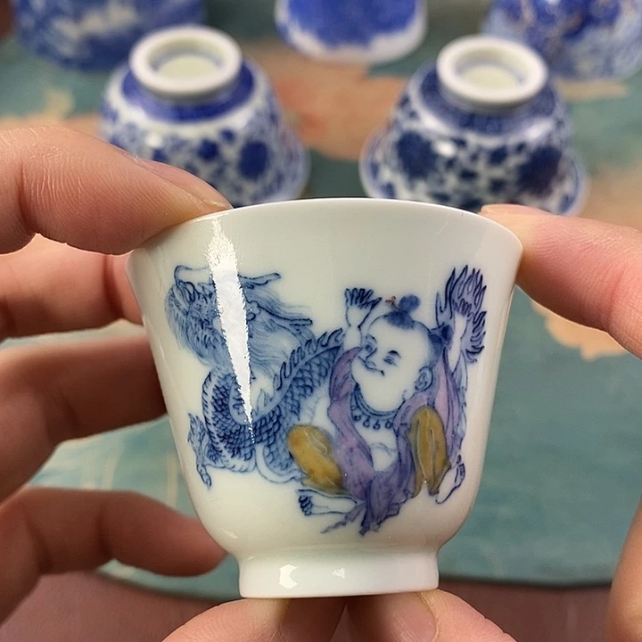 杯现代景德镇全手工全手绘茶具168888
