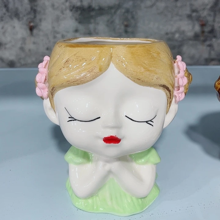 陶瓷多肉花盆满10元包邮