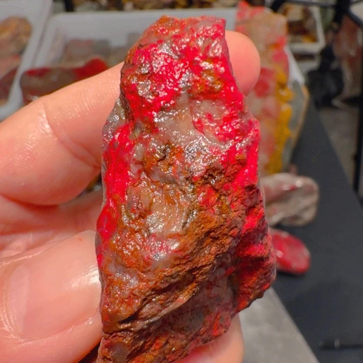 沙***洲昌化石印石昌化鸡血石