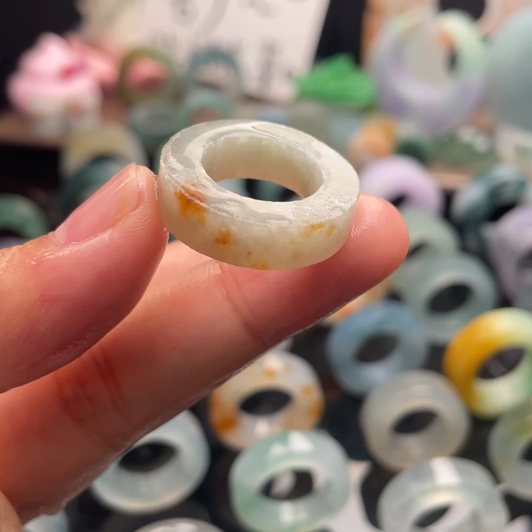 定制翡翠未镶嵌  洒金