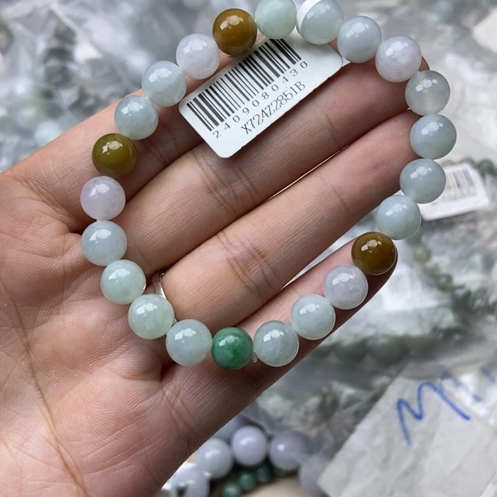 翡翠未镶嵌颈饰123