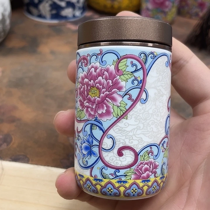 陶瓷罐茶叶罐密封罐储物罐