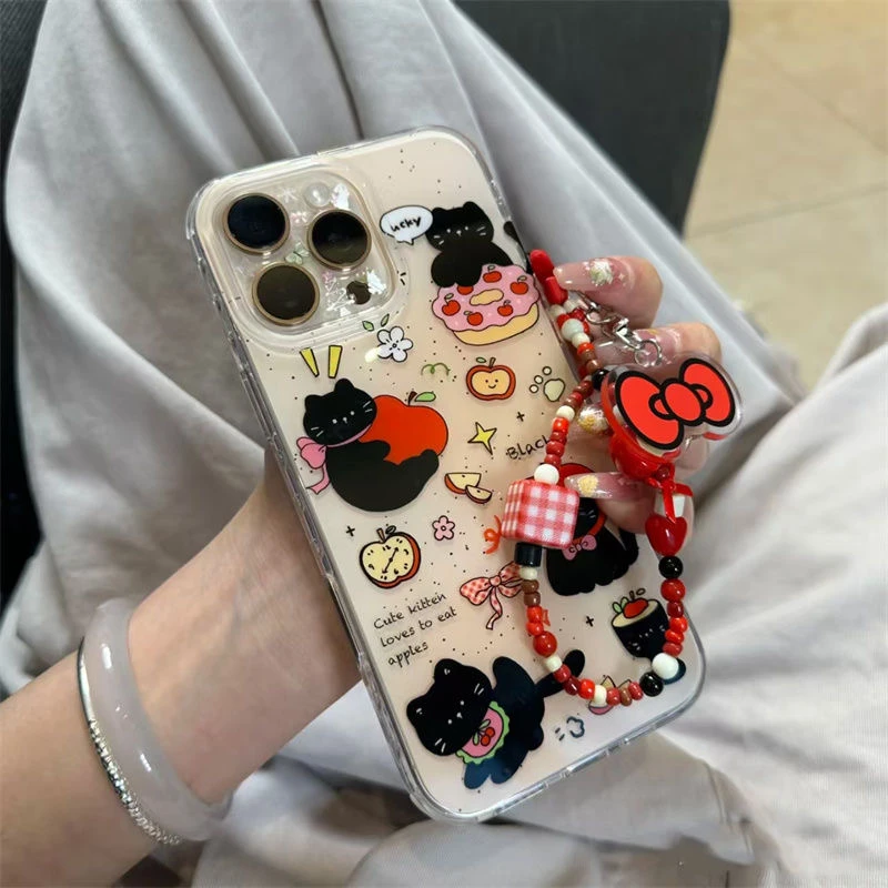 苹果猫适用华为mate60苹果oppo小米15/14/13promax防摔vivo手机壳