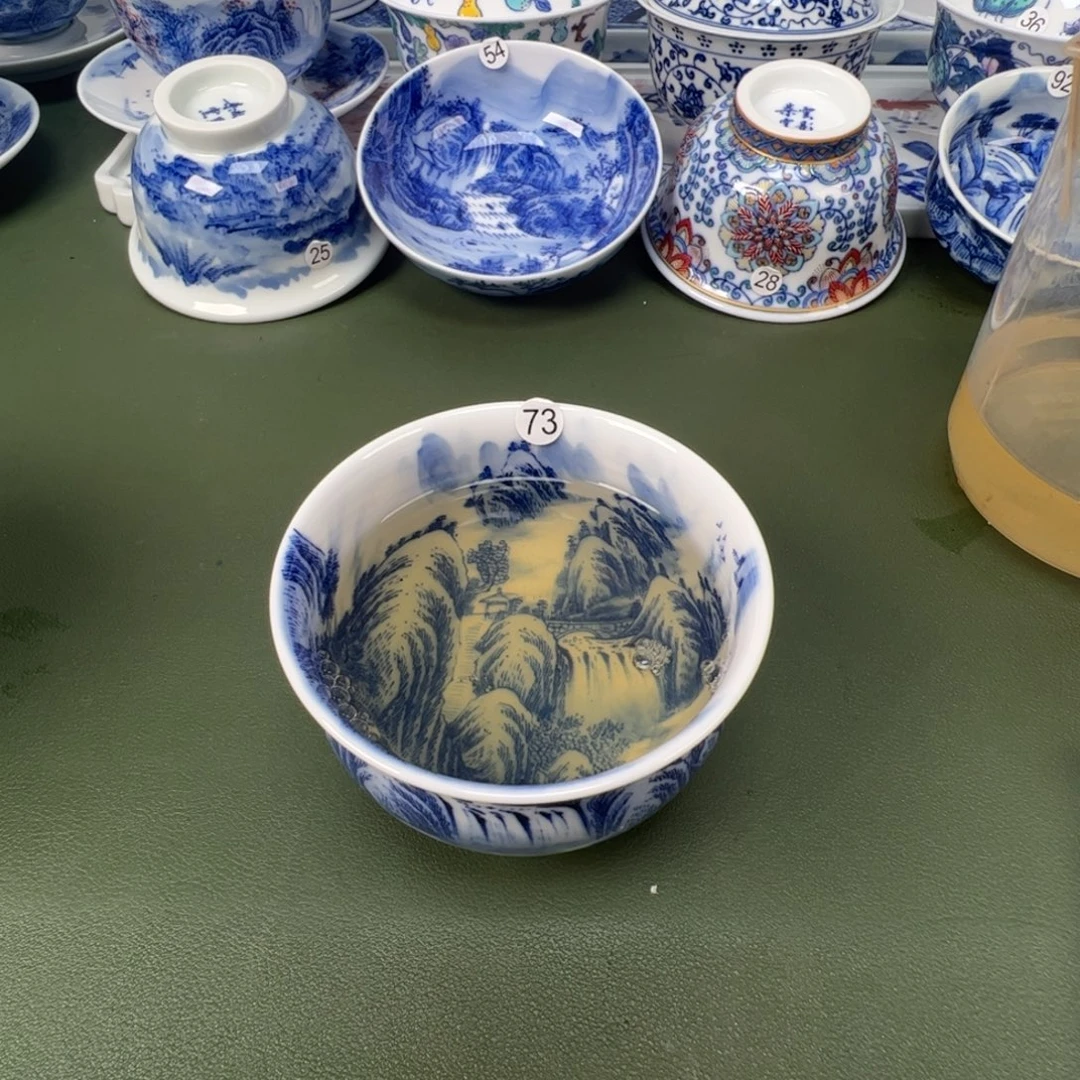 景德镇纯手工纯手绘茶具木木73