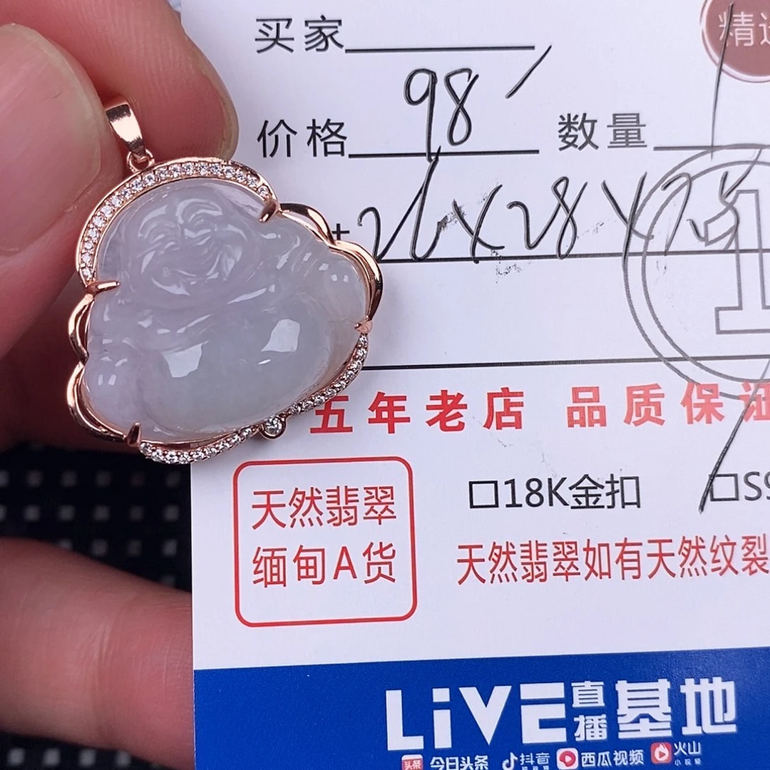翡翠银S925镶嵌颈饰