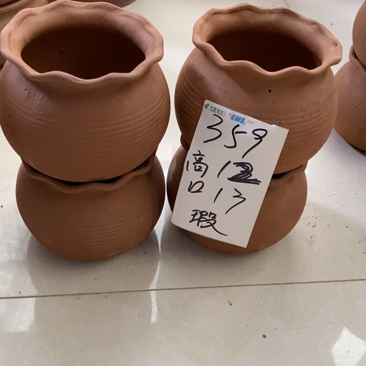 粗陶红陶绿植花盆359