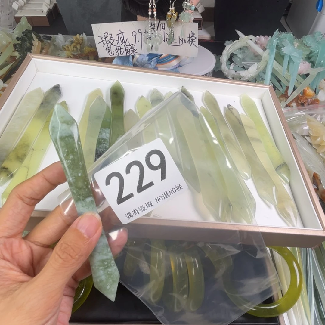 未镶嵌岫玉发饰百****ᕗ