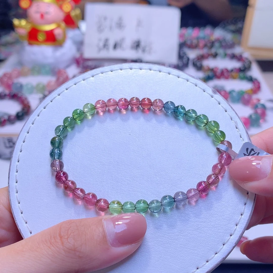 【闪购商品】未镶嵌手链碧玺5.2m净体