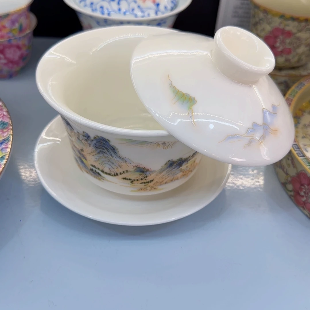 这些盖碗真好看！！！