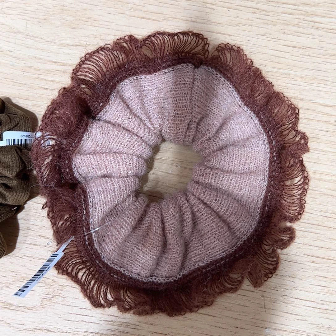 布艺非金属拼接发圈