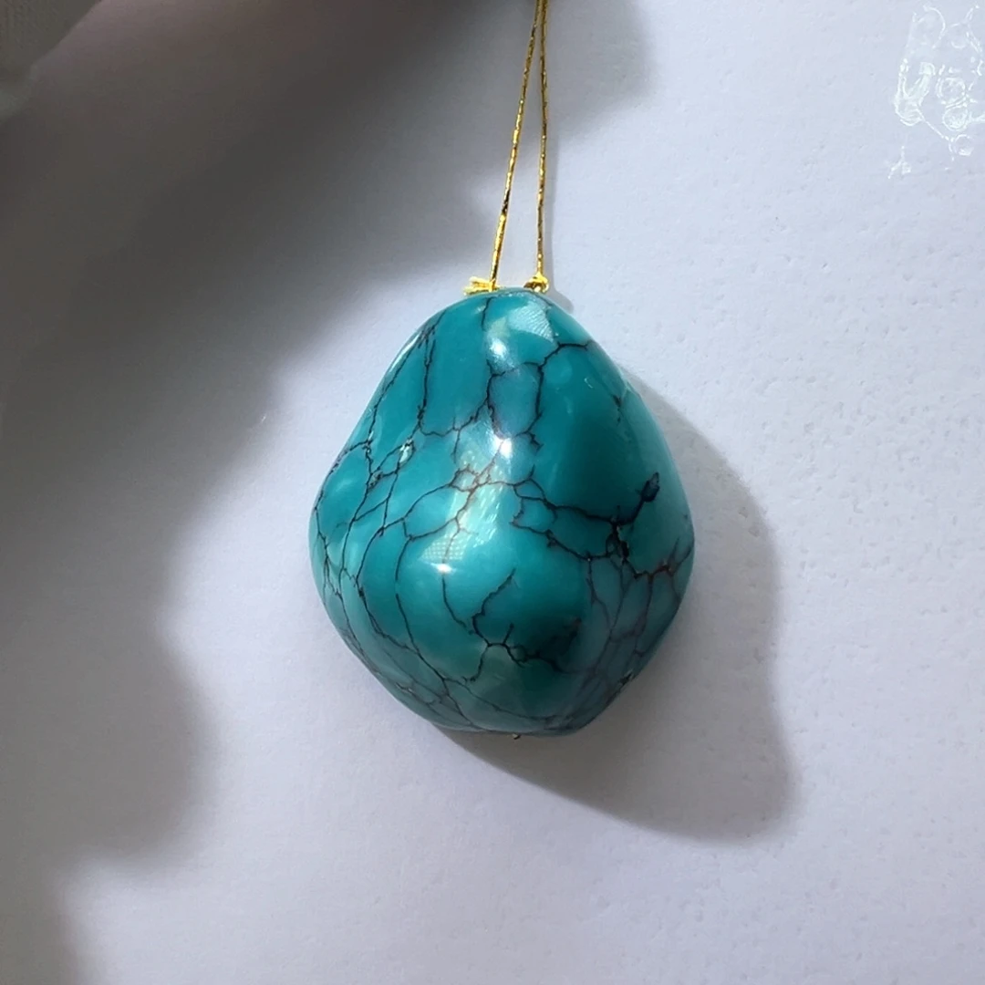 绿松石未镶嵌挂件