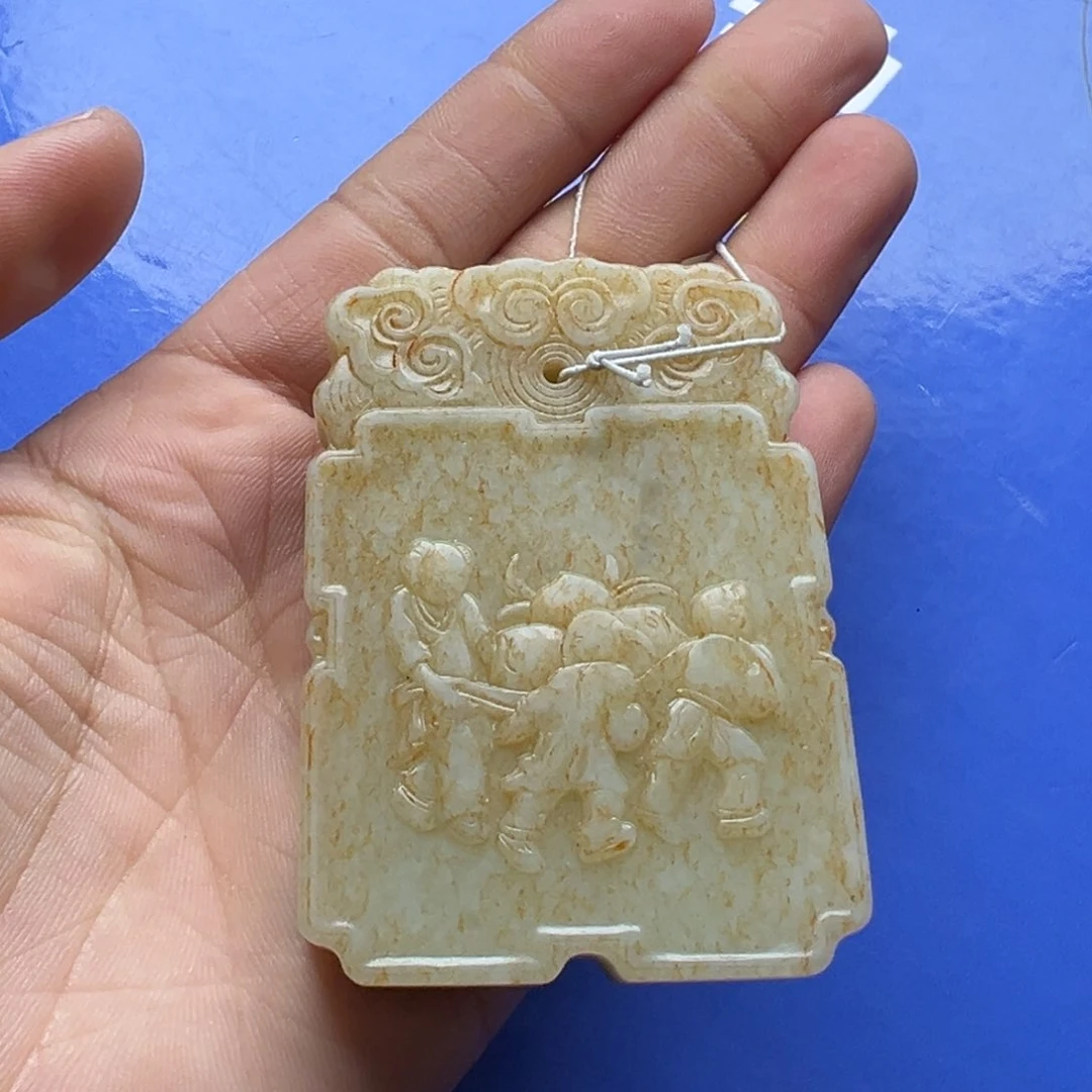 和田玉把件未镶嵌