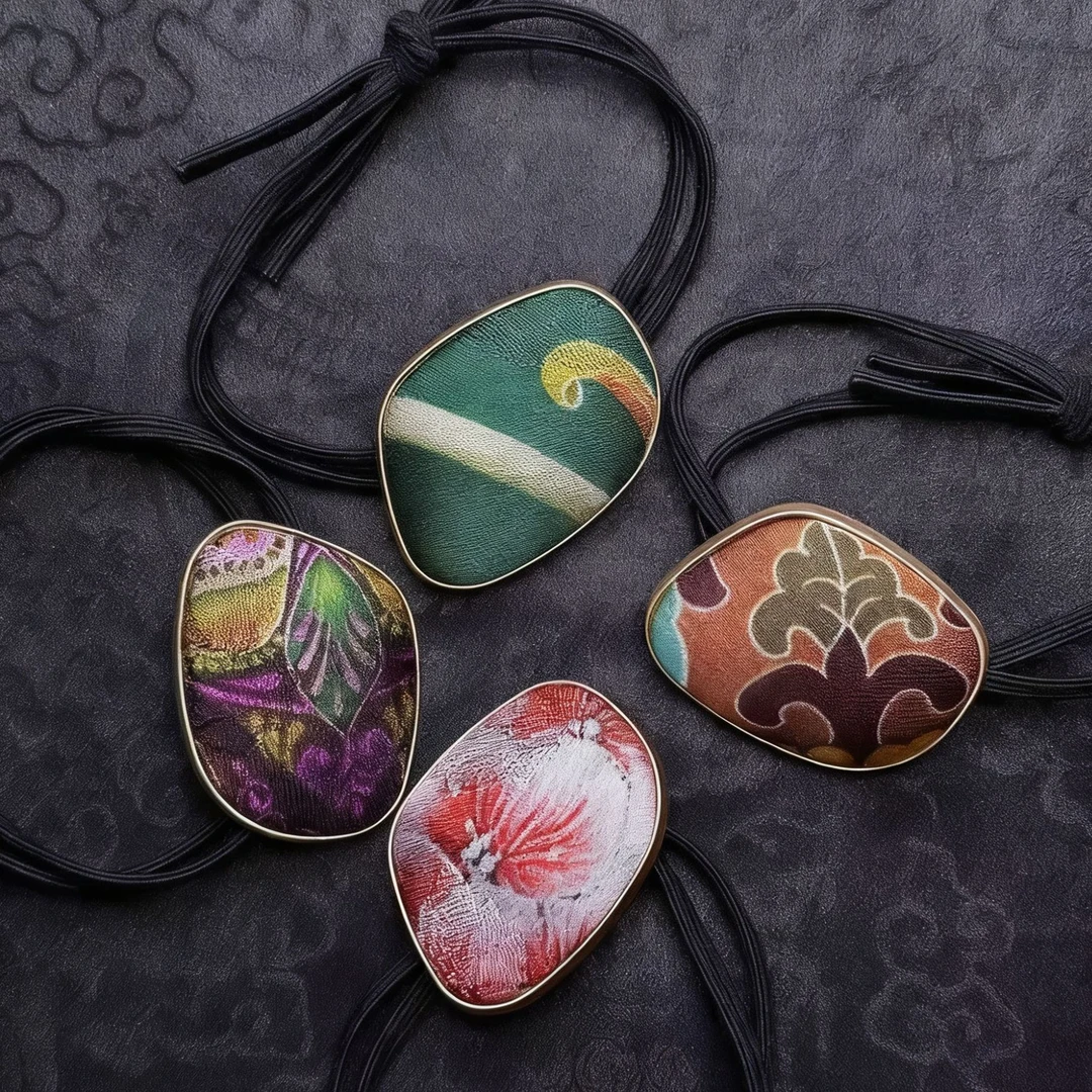 【云纹织梦】复古风真丝发圈女发绳盘发发饰SF-000036