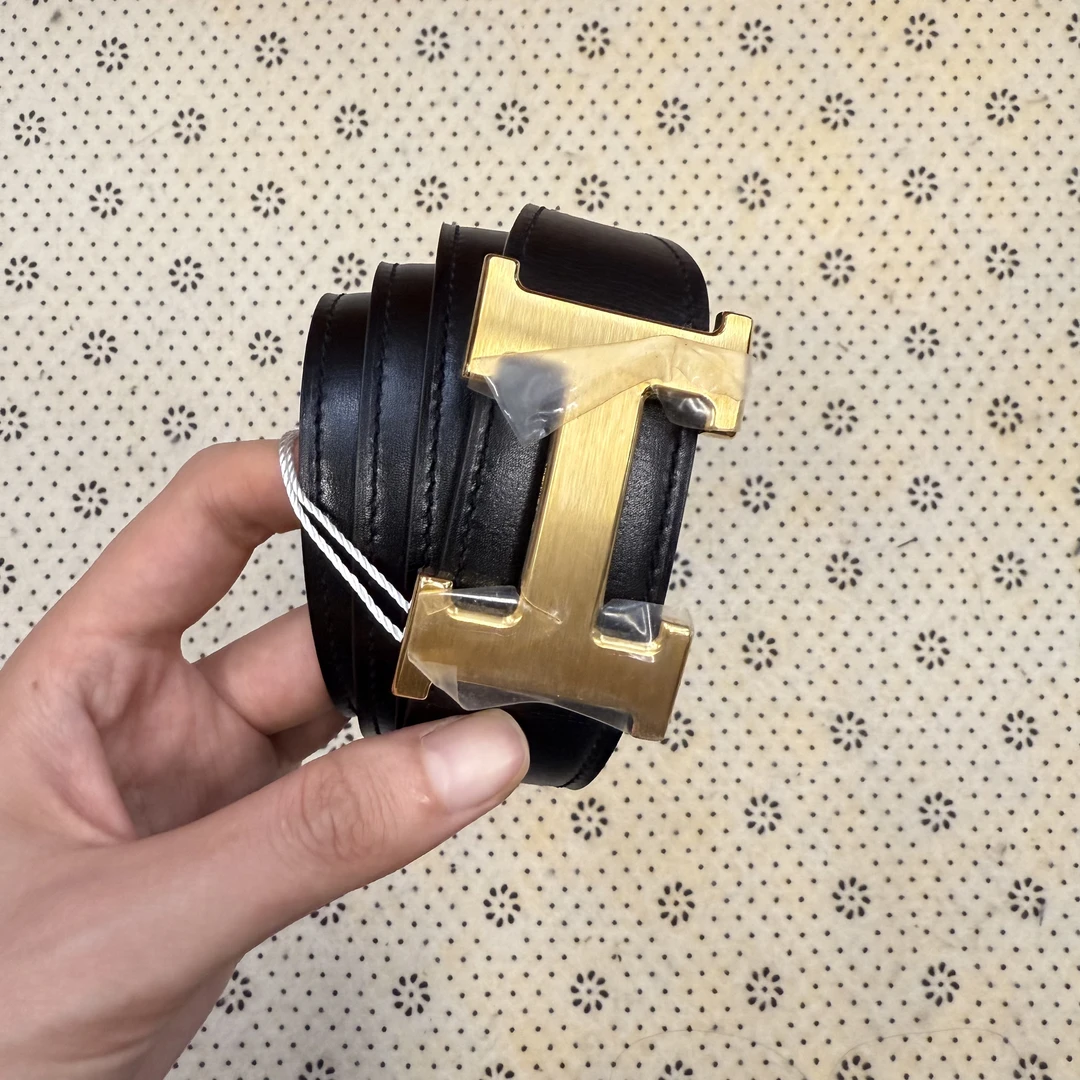 95新 Hermes/爱马仕 麦殿/h扣牛皮腰带x刻/250420LCCYF01