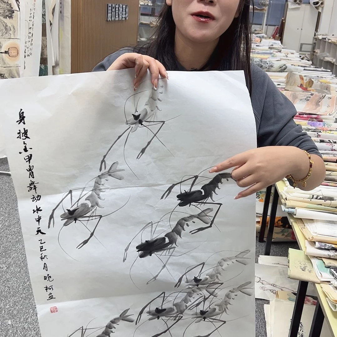 国画手绘字画作品