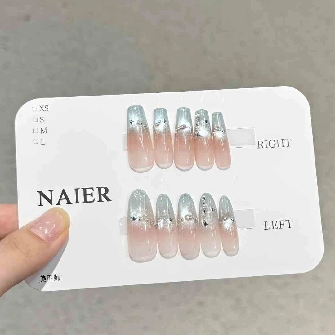 海洋之星-Naier 奈儿轻奢高定美甲 10片装