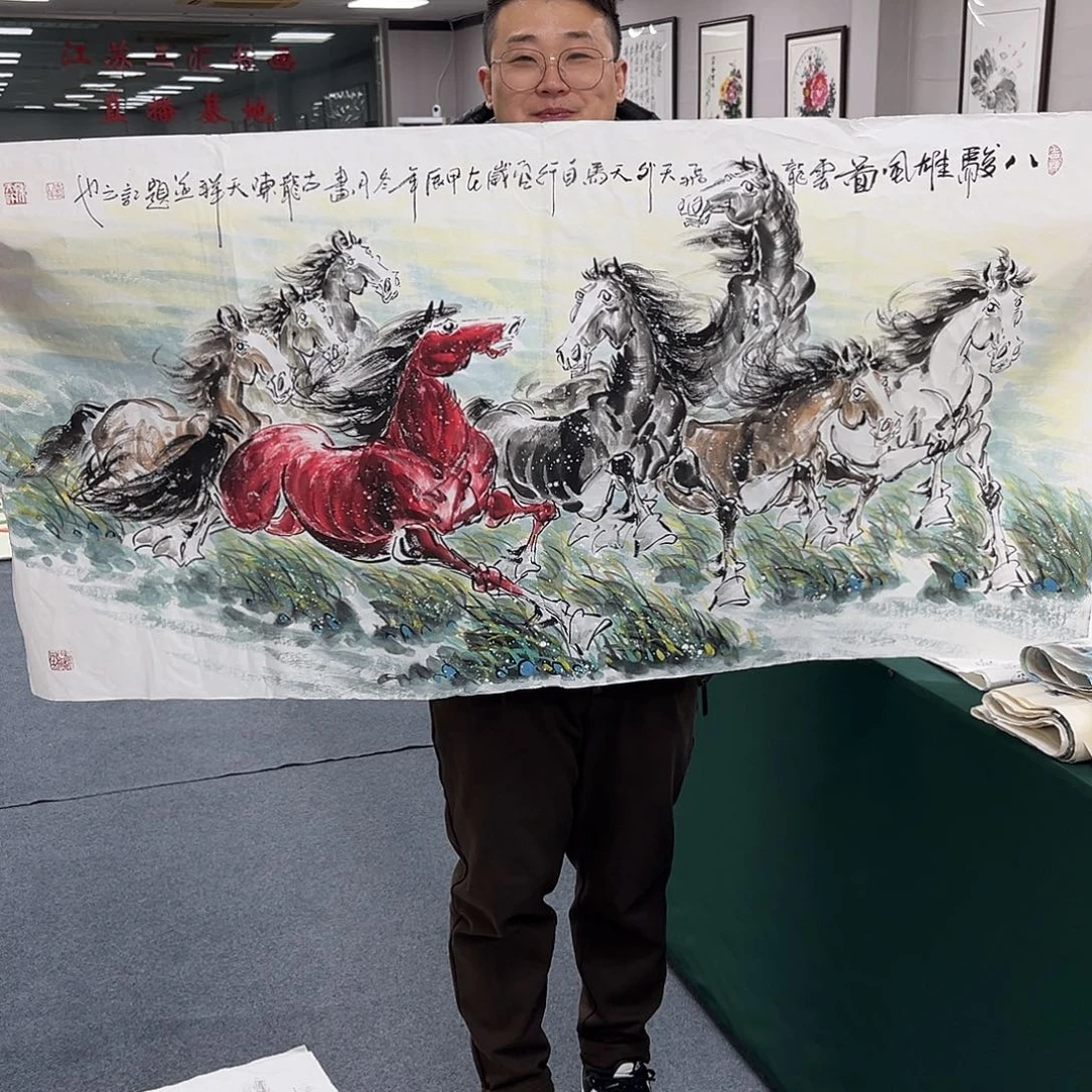国画宣纸国画纯手绘作品