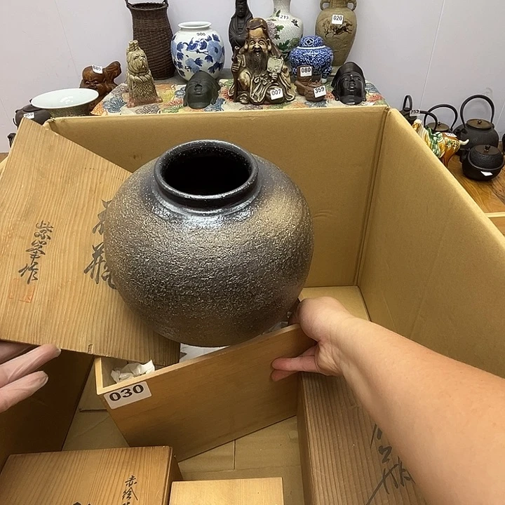 瓷片呀工艺品摆件瓷器摆件正能量
