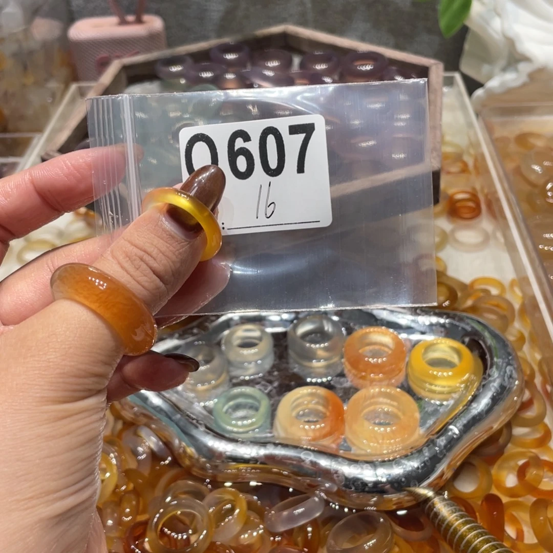 玛瑙/玉髓未镶嵌戒指607