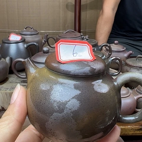 戬谷龙窑柴烧茶壶6