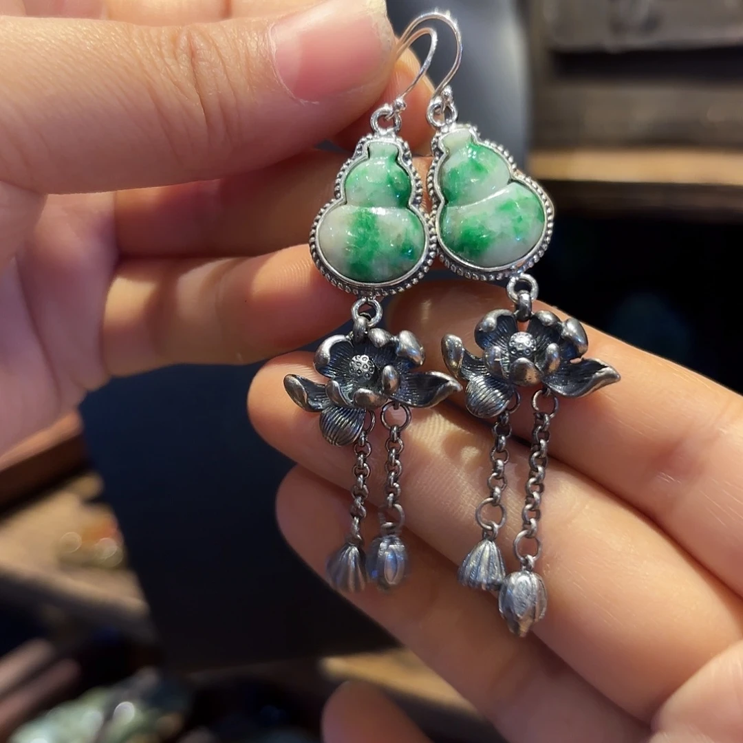 翡翠未镶嵌颈饰原创