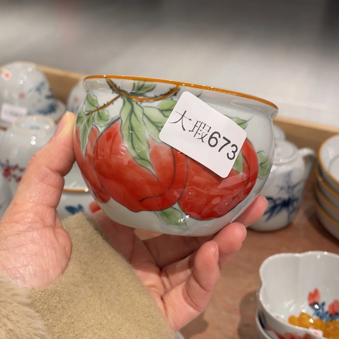 有瑕釉下彩纯手绘