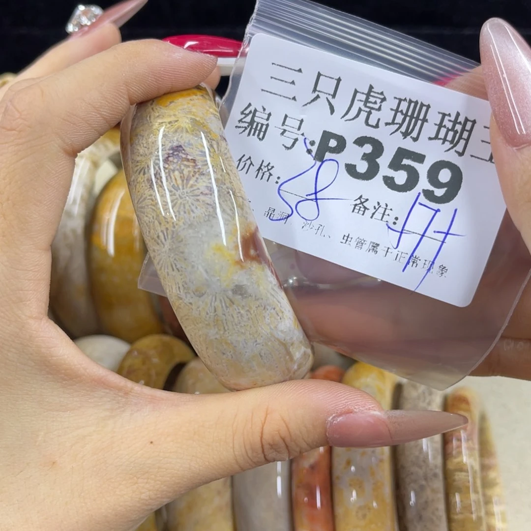 阳****硅化珊瑚（珊瑚玉）h未镶嵌