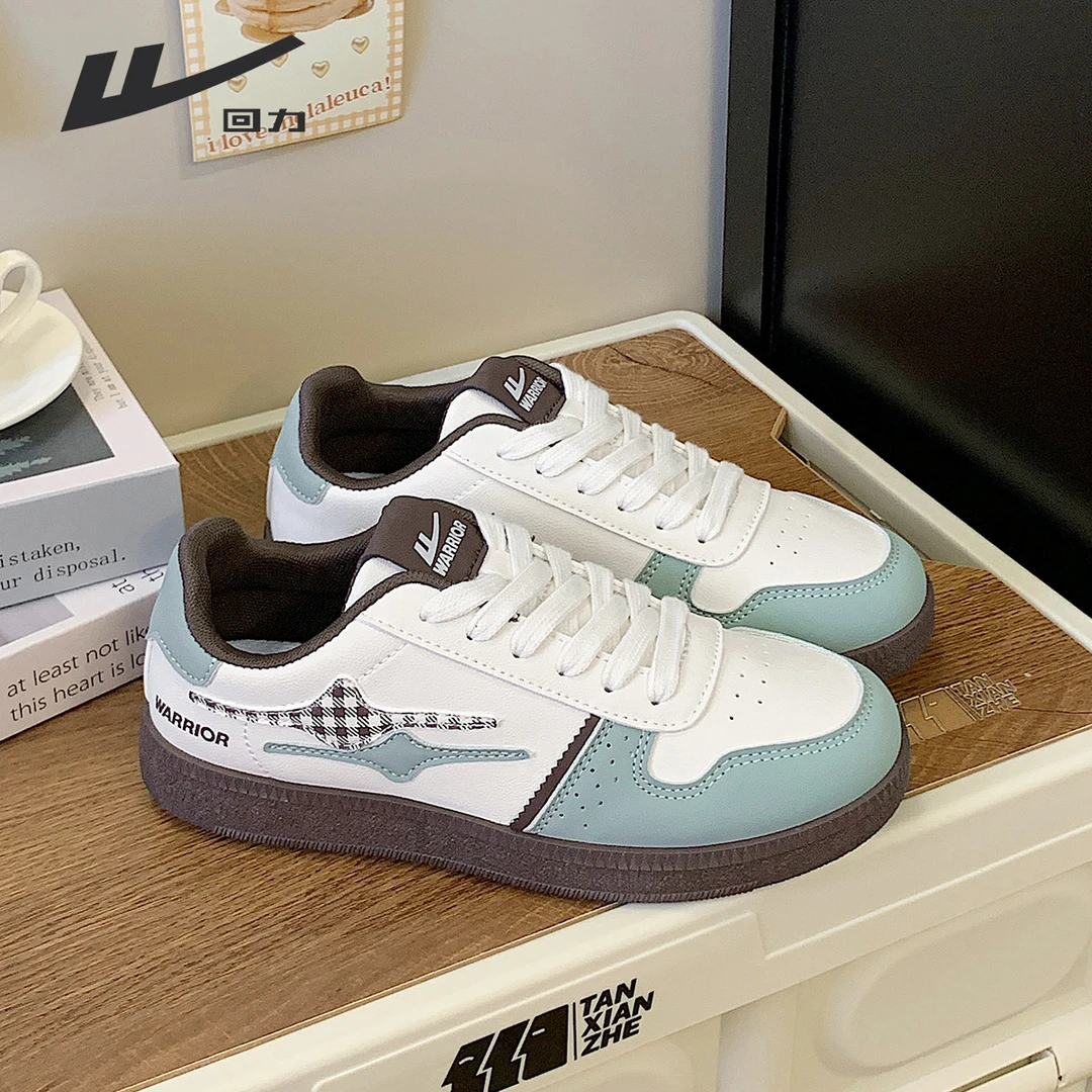 回力女2025新款校园风小白鞋增高软底轻便跑步鞋明星同款潮流板鞋