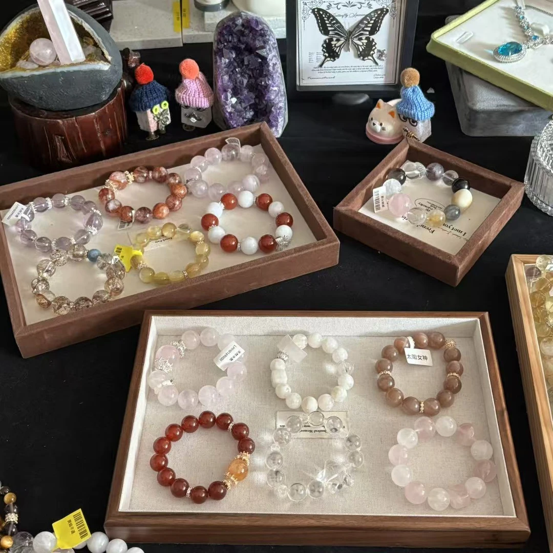 【金金】天然水晶手串 扣数字拍 多样性发货 发其一（乱拍发单珠）