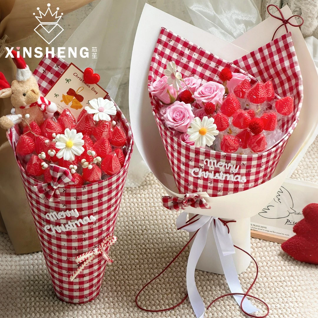 【仅有】芯苼 复古蝴蝶结·布料 鲜花束精致包花布花艺资材