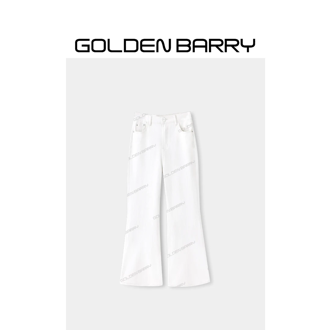 GOLDENBARRY|506036“软风吻腿”牛仔喇叭裤