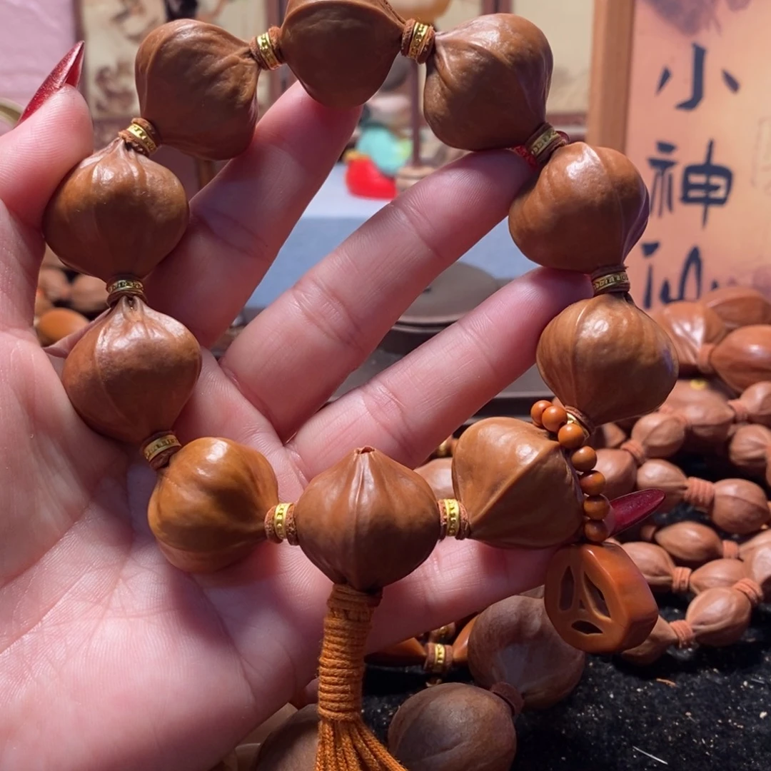 橄榄核手串/手链2.5四花