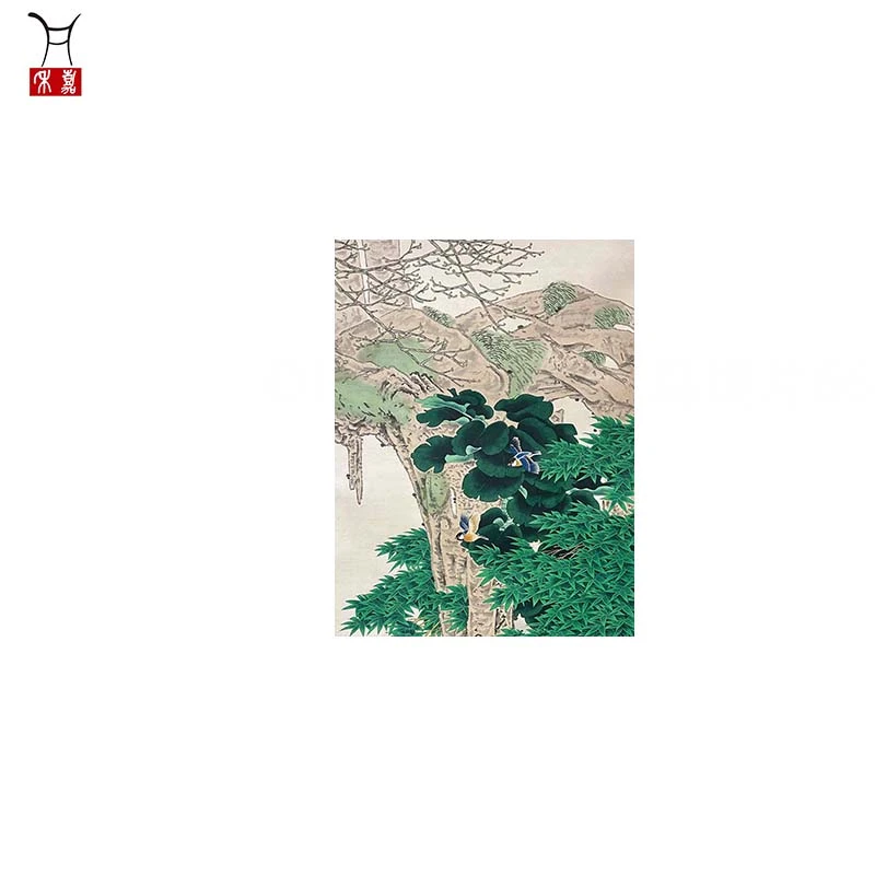 O1023花鸟镜片66x131/7.7平尺