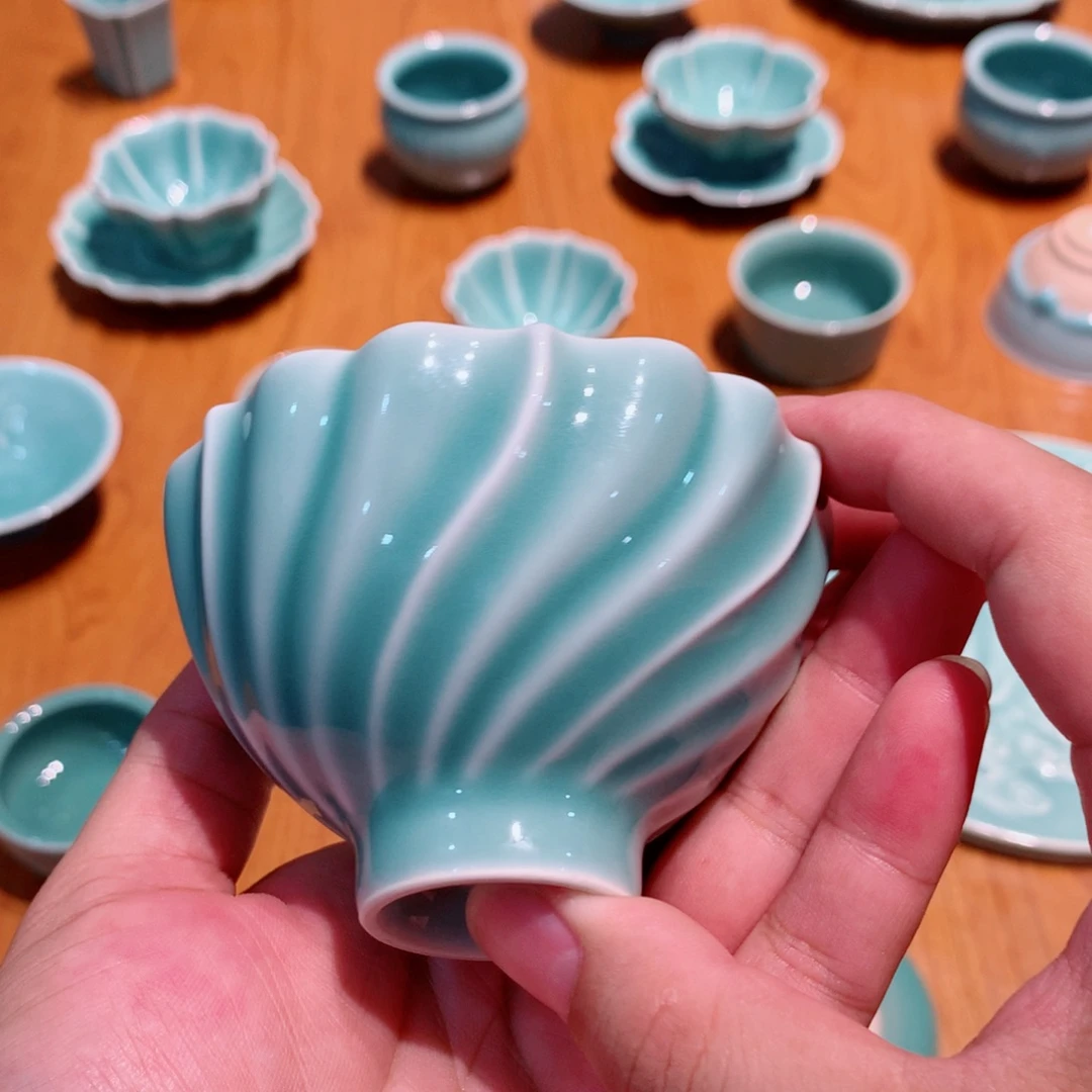 W***y龙泉青瓷茶具杯子