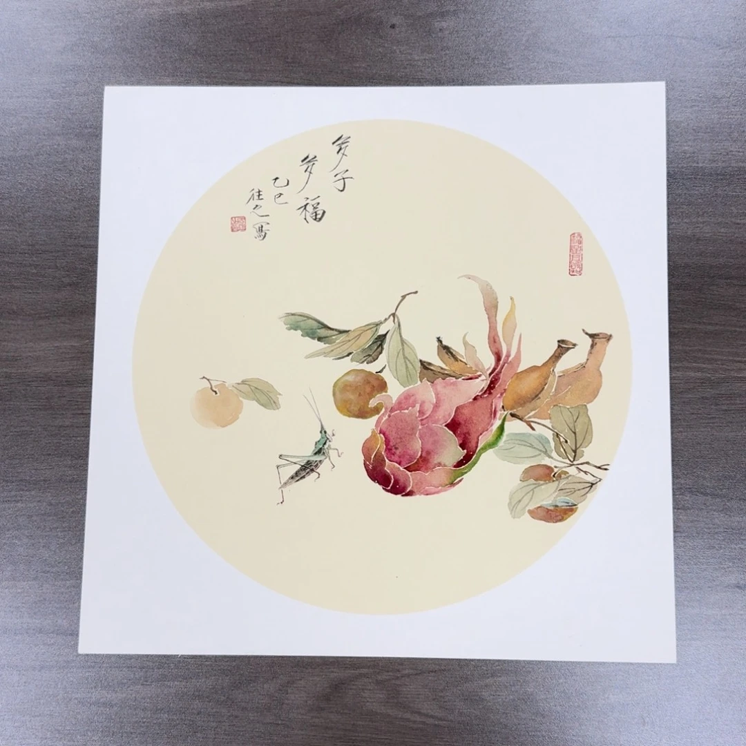 国画国画作品山水花鸟