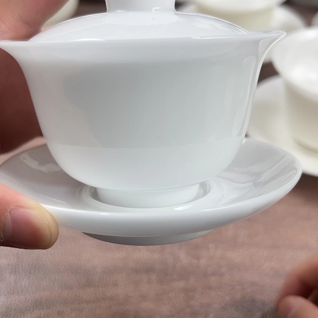 譕白德化白瓷茶具