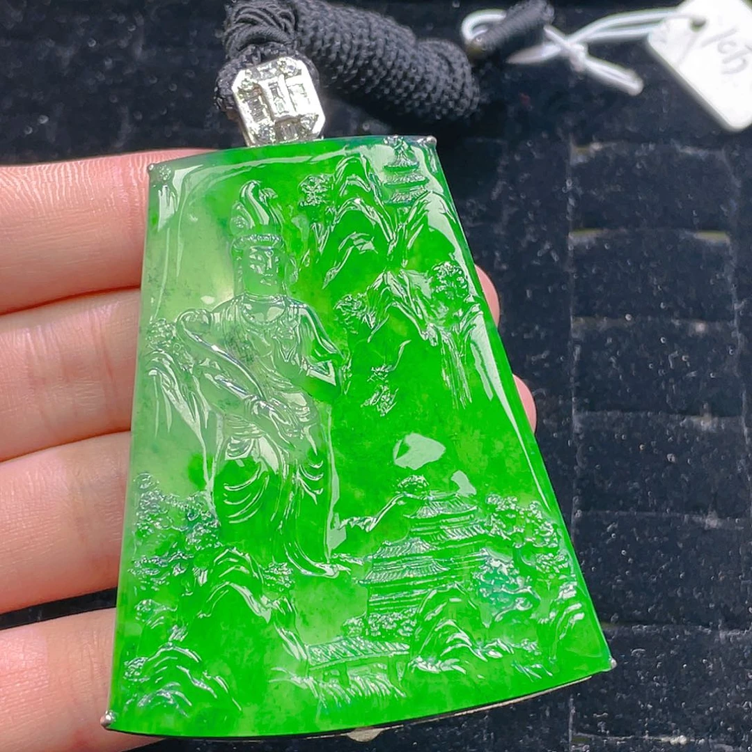 翡翠颈饰未镶嵌63，